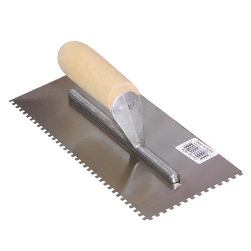 11"X4-1/2" Plastering Trowel With Square Teeth