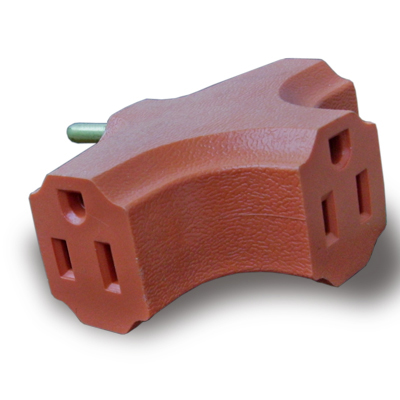 3 Outlet Industrial Grounding Adapter